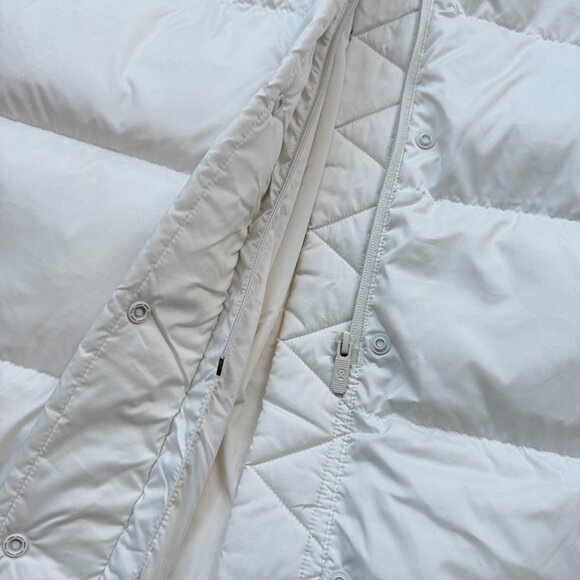 Lululemon White Long Down Jacket - Picture 2 of 5